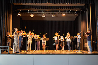 Gerneralprobe Bratschen-Ensemble